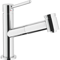 Luisina - Nobili rubinetterie AQ93117CR Acquerelli Miscelatore per Lavello con Doccia Estraibile, Cromo, Cromato