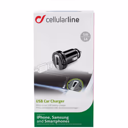 Cellularline USB Car Charger 1A - Huawei, Xiaomi, Wiko, Asus and other smartphone - Vista aggiuntiva 2