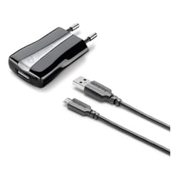 Cellularline USB Charger Kit 1A - Micro USB - Huawei, Xiaomi, Wiko, Asus and other smartphone