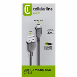 Cellularline Power Cable 200cm - MICRO USB - Vista aggiuntiva 4