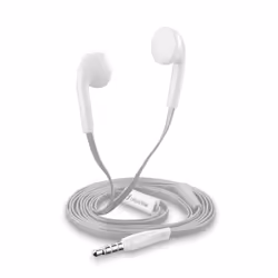 Cellularline Stylecolor Earphones - Jack 3.5mm, Cablato, Auricolare, Bianco