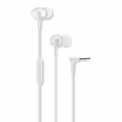 Cellularline VOICE IN-EAR Auricolari in-ear con microfono, tasto di risposta e connettore Jack 3.5mm, Cablato, Musica e Chiam ...