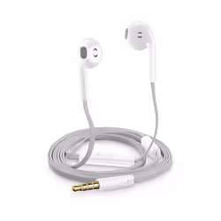Cellularline Stylecolor Earphones - Jack 3.5mm, Cablato, 37 g, Auricolare, Bianco