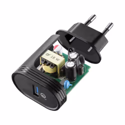 Cellularline USB Charger 18W - Huawei, Xiaomi, Wiko, Asus and other smartphone - Vista aggiuntiva 2