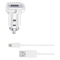 Cellularline USB Car Charger Kit 12W - Lightning - iPad and iPhone