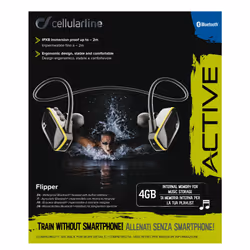 Cellularline Flipper - Universale Auricolari Bluetooth® impermeabili con memoria integrata - Vista aggiuntiva 6