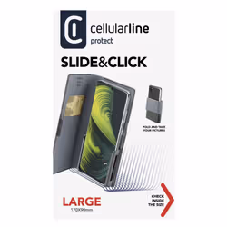 Cellularline Slide & Click - L: (Misure max telefono: 90mm X 170mm) - Vista aggiuntiva 5