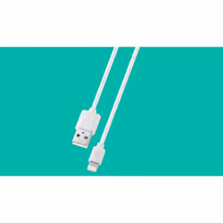 PLOOS - CABLE 200cm - Lightning, 2 m, Lightning, USB A, Maschio, Maschio, Bianco