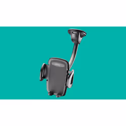 PLOOS - CAR HOLDER FOR WINDOW/DASH - Universal, Telefono cellulare/smartphone, Supporto passivo, Auto, Nero