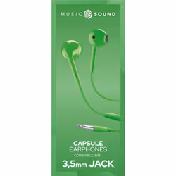 Music Sound Color Capsule Jack 3.5 Auricolari capsula: la loro forma assicura un suono bilanciato e un comfort ottimale. Sono ergonomici e possono essere acqusitati in 6 colorazioni - Vista aggiuntiva 2