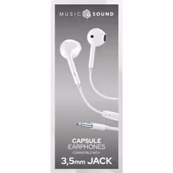 Music Sound Color Capsule Jack 3.5 Auricolari capsula: la loro forma assicura un suono bilanciato e un comfort ottimale. Sono ergonomici e possono essere acqusitati in 6 colorazioni - Vista aggiuntiva 2