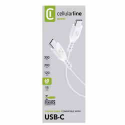 Cellularline Power Cable 60cm - USB-C to USB-C - Vista aggiuntiva 4