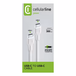 Cellularline Power Cable 300cm - USB-C to USB-C - Vista aggiuntiva 4