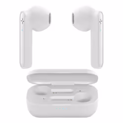 PLOOS - TRUE WIRELESS EARPHONES, True Wireless Stereo (TWS), Musica e Chiamate, Auricolare, Bianco