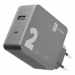 Cellularline MULTIPOWER 2 COMBO - MacBook and iPhone, Interno, AC, 20 V, Nero