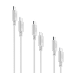Cellularline Multipack Cables - USB-C to USB-C 3 cavi, 3 lunghezze - USB-C to USB-C