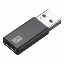 Cellularline Adattatore da USB a USB-C, USB A, USB C, Nero