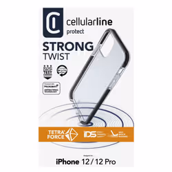 Cellularline Tetra Force Strong-Twist - iPhone 12 / 12 Pro