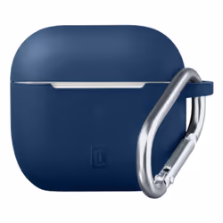 Cellularline Bounce - AirPods 3, Custodia, Silicone, 37 g, Blu