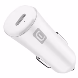Cellularline USB-C Car Charger 20W - iPhone 8 or later, Auto, Accendisigari, Bianco