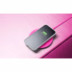 Cellularline Neon Wireless Charger - Apple, Samsung and other Wireless Smartphones - Vista aggiuntiva 4