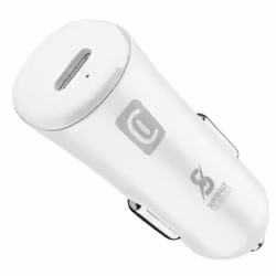 Cellularline Super Fast Car Power 25W - Samsung, Auto, Accendisigari, Bianco