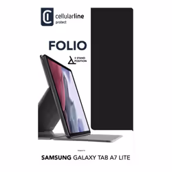 Cellularline Folio - Galaxy Tab A7 Lite nero Custodia per tablet con funzione stand - Vista aggiuntiva 3