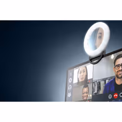 Tech Pop Selfie Ring Pocket Multicolor - Universale Anello led a clip con modalità RGB a luminosità regolabile e specchio integrato. - Vista aggiuntiva 5