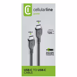 Cellularline Power Cable 120cm - USB-C to USB-C - Vista aggiuntiva 4