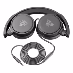 Music Sound Color Foldable Jack 3.5 Cuffie on-ear a filo, con connettore Aux 3.5 e microfono