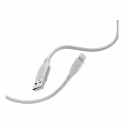 Cellularline Soft cable 120 cm - Lightning, 1,2 m, Lightning, USB A, Maschio, Maschio, Grigio
