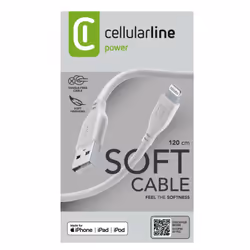 Cellularline Soft cable 120 cm - Lightning - Vista aggiuntiva 5