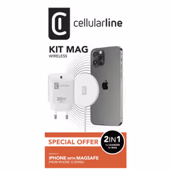 Cellularline Mag Kit Wireless Charger - iPhone 12 and later - Vista aggiuntiva 5