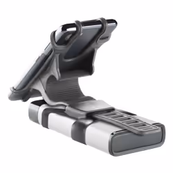 Cellularline Rider Power - Universal Supporto per manubrio con fascetta porta powerbank integrata
