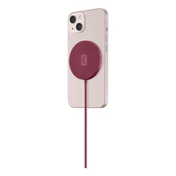 Cellularline Mag - Wireless Charger Red Base di ricarica wireless magnetica per sistema MagSafe