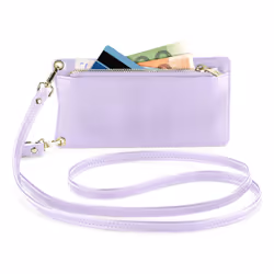 Cellularline Mini Bag - Essential Custodia universale a fondina effetto pelle con tracolla regolabile