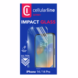 Cellularline Impact Glass - iPhone 14 / 14 Pro - Vista aggiuntiva 4