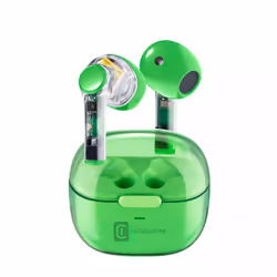 Cellularline FINE Auricolari Bluetooth® dal design originale e dalle finiture trasparenti, Wireless, Musica e Chiamate, 103 g ...