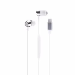 Music Sound Color In-Ear Lightning, Cablato, Musica e Chiamate, 37 g, Auricolare, Bianco