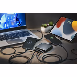 Cellularline MULTIPOWER DESK 65W Caricabatterie da rete 4 porte Gan 65W - Vista aggiuntiva 3