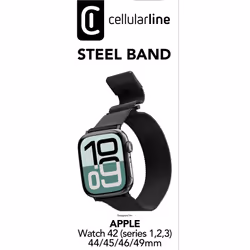 Cellularline Steel Band - Apple Watch 42/44/45/49 mm - Vista aggiuntiva 2