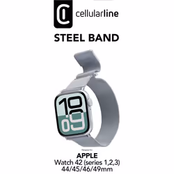 Cellularline Steel Band - Apple Watch 42/44/45/49 mm - Vista aggiuntiva 2