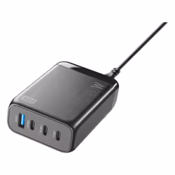 Cellularline MULTIPOWER DESK GAN 130W Caricabatterie da rete 130W con 4 porte ultra-compatto con tecnologia GAN, Interno, AC, ...
