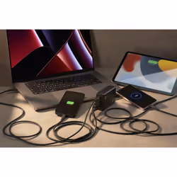 Cellularline MULTIPOWER DESK GAN 130W Caricabatterie da rete 130W con 4 porte ultra-compatto con tecnologia GAN