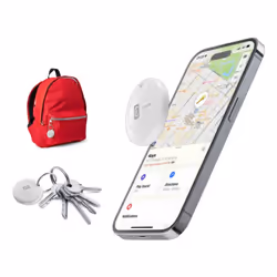 Cellularline Tracy - Designed for iOS, Cercatore, Bianco, Antipolvere, IP67, Apple, CR2032