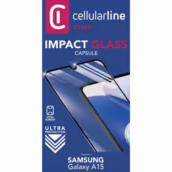 Cellularline Impact Glass Capsule - Galaxy A15