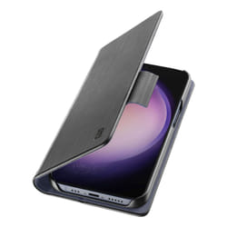 Cellularline Book - Galaxy S24 Ultra Custodia a libro con tasca portatessera e chiusura magnetica