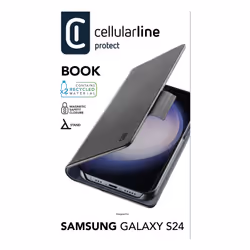 Cellularline Book - Galaxy S24 Custodia a libro con tasca portatessera e chiusura magnetica - Vista aggiuntiva 4