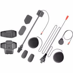 Interphone UCOM 8R Kit audio di ricambio, nero