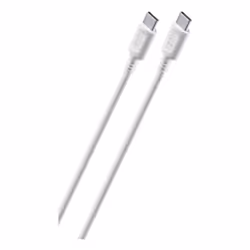 Cellularline Become Eco Cable 100cm - USB-C to USBC-C, 1 m, USB C, USB C, Bianco